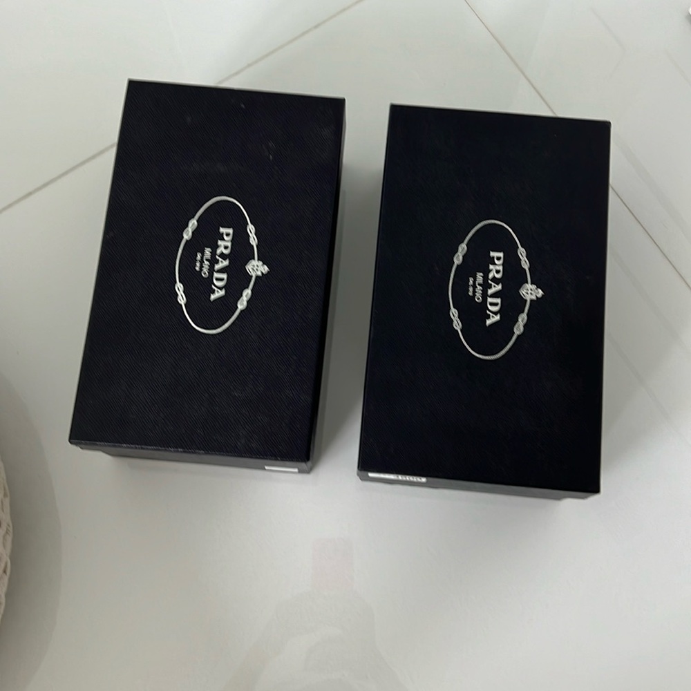 PRADA Empty shoe boxes each sold separately only one left !